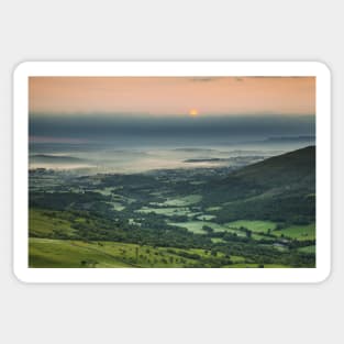 Glyn Tarell from Craig Cerrig-gleisiad, Brecon Beacons National Park, Wales Sticker